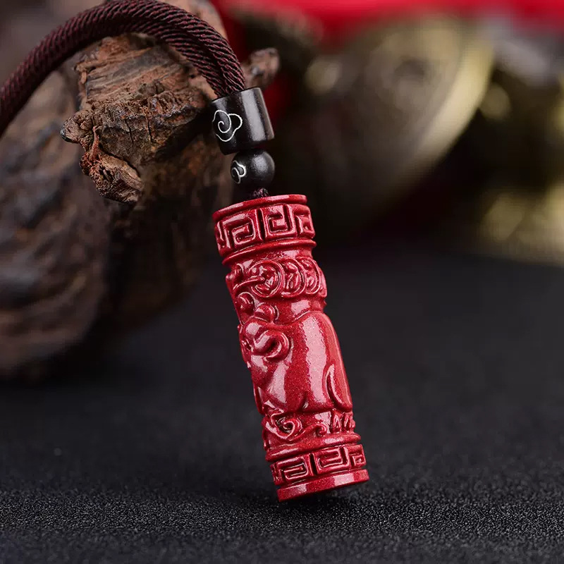 قلادة سينابار حمراء مع قلادة ز - مراجعة Women'S Red Accessories وسعره