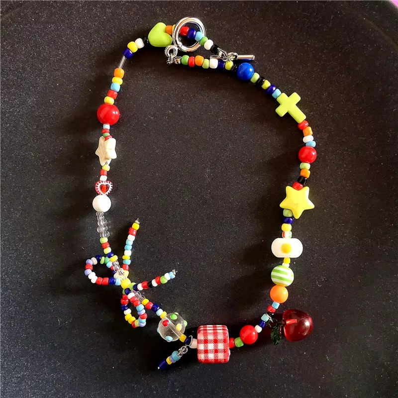 لطيف الصيف Y2K القلب الفاكهة ا - مراجعة Women'S Emo Accessories وسعره
