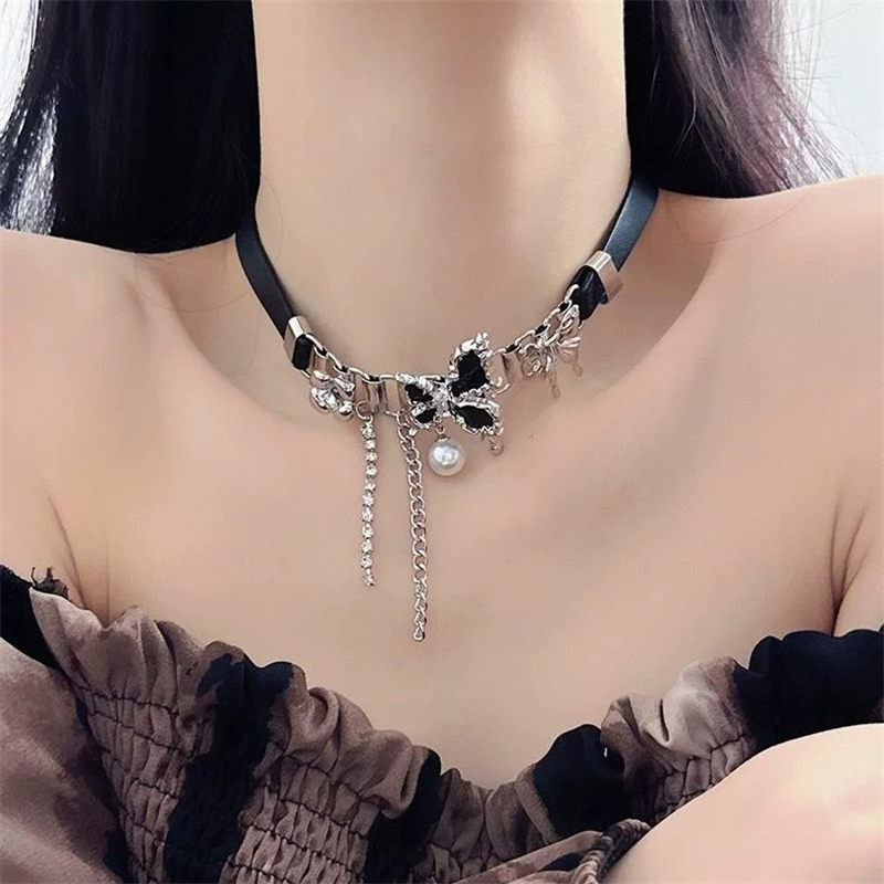 Y2K خمر فراشة الصليب القلب ستا - مراجعة Women'S Emo Accessories وسعره